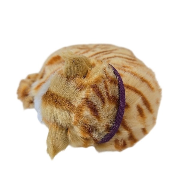 Perfect Petzzz Realistic Tabby Orange Cat Breathing Sleeping Pet Working - Picture 2 of 10